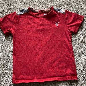 2t/3t Red Burberry Shirt
